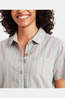 Sherpa Chemise Jaya Camp Ss Shirt Celery Patti Stripe