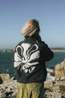 Oxbow Fleece Warpedflo Zipped Sherpa 3D Artwork Caviar
