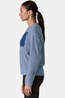 Patagonia Fleece W'S R1 Air Crew Barnacle Blue