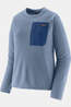 Patagonia Fleece W'S R1 Air Crew Barnacle Blue