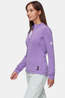 Mammut Fleece Aenergy Ml Half Zip Pull Women Lavandin