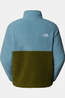 The North Face Fleece Yumiori 1/4 Zip dark khaki/mid blue