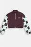 Oxbow Trui Slides Half-Zip Elasticated Raisin