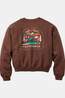 Passenger Clothing ltd Pull Lost Patch Relaxed Fit Sweatshirt Chestnut