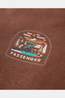 Passenger Clothing ltd Pull Lost Patch Relaxed Fit Sweatshirt Chestnut