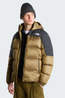 The North Face Donsjas M Diablo Down 2.0 Hoodie Khaki Stone Black Heath