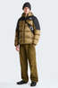 The North Face Donsjas M Diablo Down 2.0 Hoodie Khaki Stone Black Heath