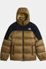 The North Face Donsjas M Diablo Down 2.0 Hoodie Khaki Stone Black Heath