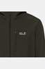 Jack Wolfskin Softshell Jas Wild Winds Hooded Jkt M Obsidian Moss