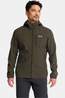 Jack Wolfskin Softshell Jas Wild Winds Hooded Jkt M Obsidian Moss