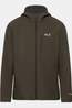 Jack Wolfskin Softshell Jas Wild Winds Hooded Jkt M Obsidian Moss