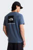 The North Face T-Shirt M Evolution Box Nse Regular Short Sleeve Granite Grey
