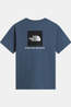The North Face T-Shirt M Evolution Box Nse Regular Short Sleeve Granite Grey