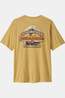 Patagonia T-Shirt M'S Cap Cool Daily Shirt - Great Waves Limestone Yellow - Light Limestone Yellow X-Dye