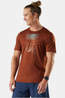 Smartwool T-Shirt Men'S Winding Trail Active Short Sleeve Burnt Sienna