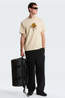 The North Face T-Shirt M Donkey Taxi Relaxed Short Sleeve Tee-G Desert Stone