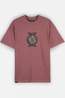 Oxbow T-Shirt Tribute Snake S.Sleeve Rose Taupe