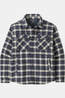 Patagonia Chemise M'S Lw Insulated Fjord Flannel Shirt Evergreen Fjord: Smolder Blue