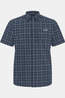Jack Wolfskin Hemd Norbo Ss Shirt Check Midnight Sky
