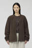 Snowpeak Polaire Water-Repellent Fleece Cardigan Dark Brown
