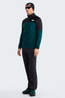 The North Face Fleece M Polartec Powergrid Stormgap Jacket Pacific Teal-Tnf Black