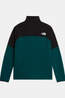 The North Face Fleece M Polartec Powergrid Stormgap Jacket Pacific Teal-Tnf Black
