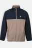 Oxbow Fleece Stack Up Colorblock Halfzip Polar Deep Marine