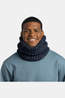 Buff Écharpe Knitted & Fleece Neck Warmer Dalia Night Blue Night Blue