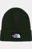 The North Face Bonnet Tnf Logo Box Cuffed Beanie Bottle Green