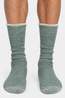 Alpaca socks Chaussettes Cozy Long 1-Pack Green