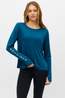 Röhnisch T-Shirt Team Logo Long Sleeve Legion Blue