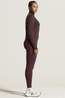 Craft T-Shirt Wool Ls W Dk Fig/Melange