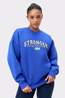 Stronger Trui Comfy Sweatshirt Stronger Blue