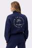 Stronger Pull Half Zip Navy Blazer