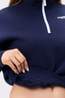 Stronger Pull Half Zip Navy Blazer