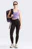 The North Face Sport Bh W Jaida Long Line Bra Grounded Plum