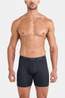 Saxx Boxer Quest Quick-Dry Mesh Boxer Brief Fly Black