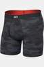 Saxx Boxer Multi-Sport Mesh Boxer Brief Fly Remote Camo- Faded Black