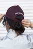Gofluo Casquette Nora Burgundy