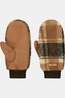 Barts Teddy Mitts Dark Brown