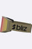 Bliz Lunettes De Ski G001 mid khaki/red