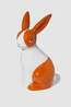 Doiy Ustensiles De Cuisine Forest Bunny Vase brown/white