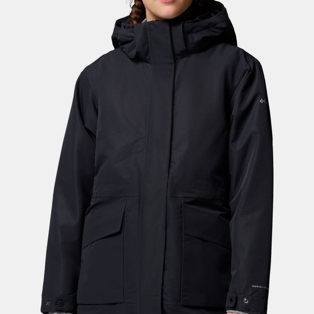 Parka Columbia Homme Noir – Taille L – Imperméable Et Isolé – Occasion Très Bon état